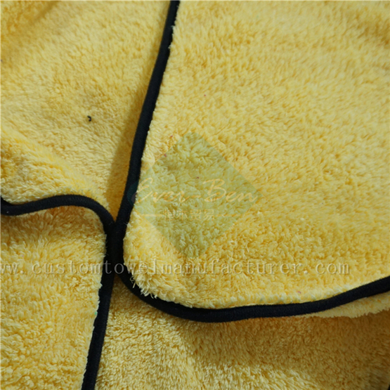 China Bulk Custom microfiber towels Custom coral bath towels supplier Terry towels Manufacturer Yellow Quick Dry Terry towel Factory